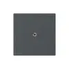 Placca frontale kallysto antracite per 60×60mm per copertura cieca 