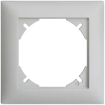 Telaio di copertura EDIZIOdue 1×1 grigio chiaro 