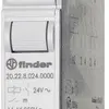 Teleruttore AMD Finder 2 contatti 16A, 4 sequenze di commutazione, 24VDC 