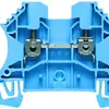 Borne de passage Weidmüller WDU connexion à vis 2.5mm² TS35 bleu 