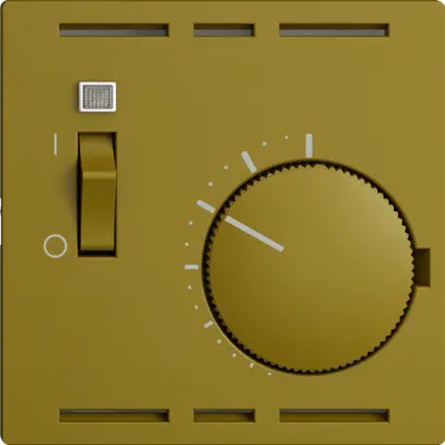 Termostato ambiente INC EDIZIOdue olive, con interrutore 
