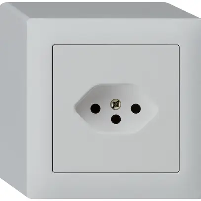 Presa AP kallysto T13 grigio chiaro con protezione bambini 