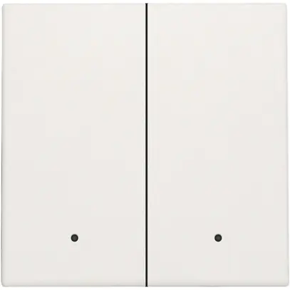 Touche Niko NHC pour poussoir radio double avec lentille 