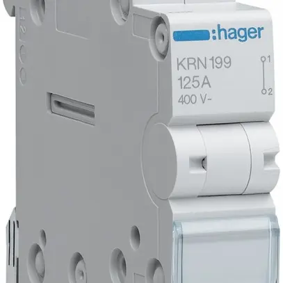 Einspeiseblock Hager 125A für Gabel-Phasenschiene 