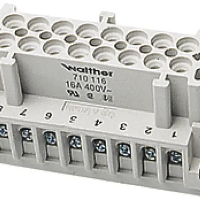 Interno di presa femmina B16 0.5…2.5mm², con protezione di filo 1…16 