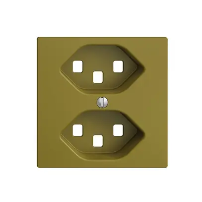 Kit frontale EDIZIOdue olive 60×60mm 2×T23 