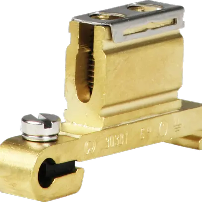 Borne de terre joignable Woertz 2.5…6mm² raccordement à vis 1×1 rail DIN 35mm 