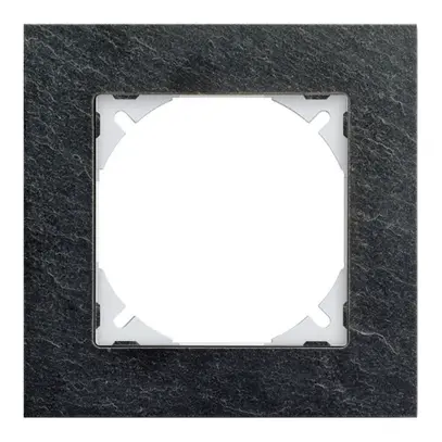 Telaio di copertura EDIZIOdue prestige 1×1 ardesia 