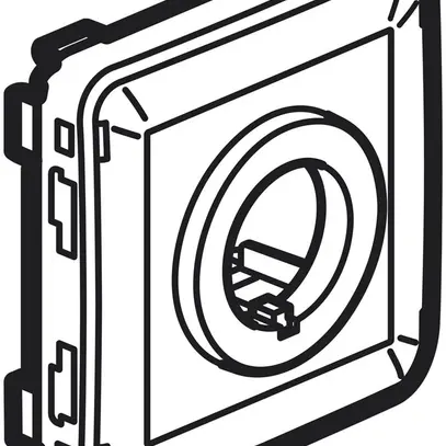 Fissaggio centrale 22mm PLEXO grigio 