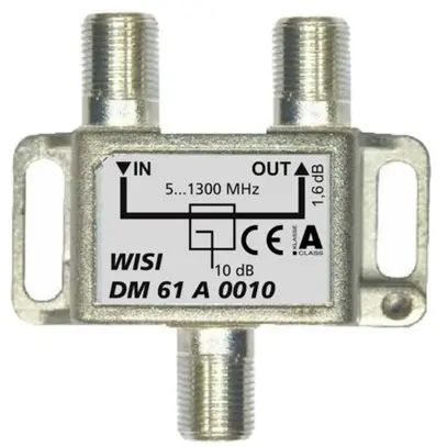 Deviatore F WISI DM61A 0010 1 volta 10dB 5…1300MHz 