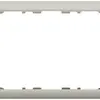 Cadre de recouvrement EDIZIOdue colore pour KNX-Panel 7" gris clair 
