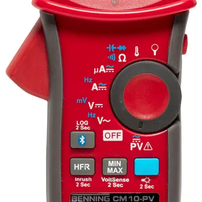 Pinza amperometrica Benning CM 10-PV 1500VAC/2000VDC 600A 600kΩ Cat IV 600V 
