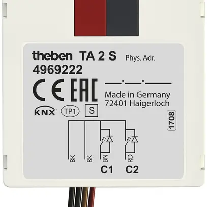 Entrée binaire INC Theben KNX 2 fois 