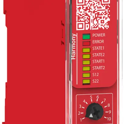 Relais de sécurité SE XPSBAT, 2fonctions/1circuit, 24V 2Fnr/1Fr/1T PLe vis 