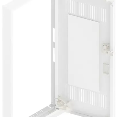 Porta media con cornice SE Pragma bianco per 1parte/4file 
