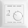 Thermostat ENC EDIZIOdue, a.interrupteur chauff./refr., 88×88mm, blanc 