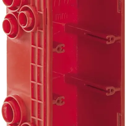 Boîte ENC MT Crallo-Tele grd.I-I 100 mm rouge 