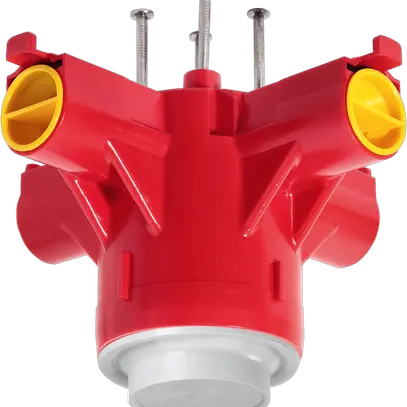 Tassello per lampada MT Crallo-Star Ø40×85mm, 4×M20/M25 rosso 