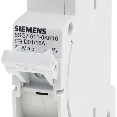 Interrupteur de charge Siemens MINIZED 5SG7 avec fusible D01 1L 230V 16A 1UM 