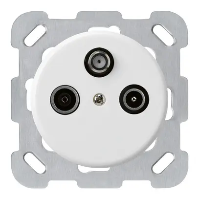 Prise ENC basico TV-R-SAT blanc 