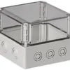 Apparategehäuse RW CUBO S 125×125×100 SPCM transparent 