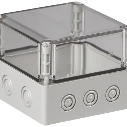 Apparategehäuse RW CUBO S 125×125×100 SPCM transparent 