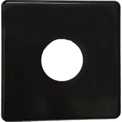 Plaque de recouvrement III 43mm noir 