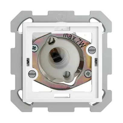 UP-Signallampe EDIZIOdue weiss 7W ohne flache Kalotte 