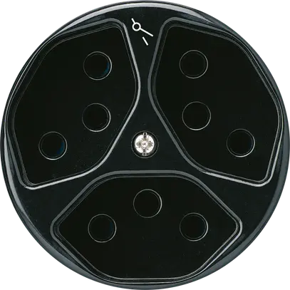 Insert pour prise ENC basico 3×type 13S noir 