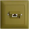Presa INC 1×RJ45/u 4P ITplus EDIZIOdue olive 
