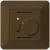 Thermostate d'ambiance ENC kallysto.trend brun avec interrupteur 
