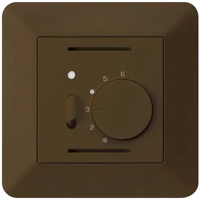 Thermostate d'ambiance ENC kallysto.trend brun avec interrupteur 