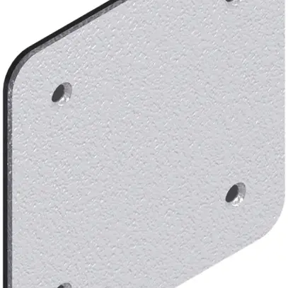 Couvercle étanche Quox 88×88mm aluminium blanc laqué IP54 