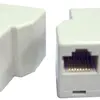 Adaptateur direct RJ45f/2×RJ45f UTP, beige 