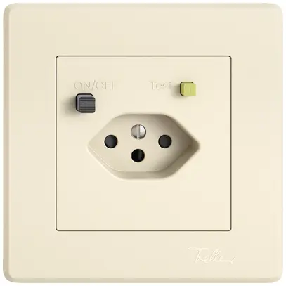 Presa FI INC EDIZIO.liv  1×T13 con shutter cr 