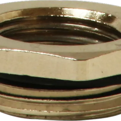 Riduzione esagonale M20×1.5 esterno/M16×1.5 interno ottone nichelato 