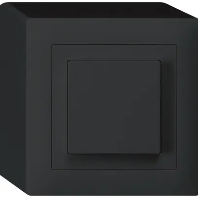 Interruttore pulsante AP kallysto 6/1L nero 