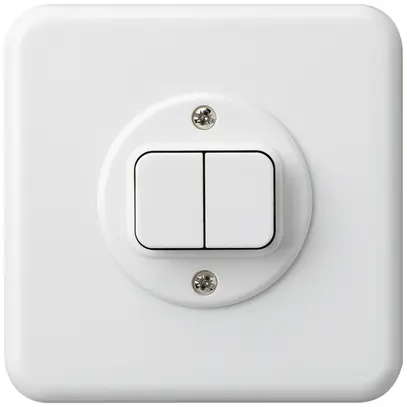 Interruttore INC basico 3/1L+A-R/1L bianco 