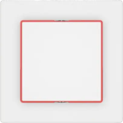 Interruttore a pulsante luminoso EDIZIO.liv SNAPFIX® 3/1L lent.lat.KS ro bi 