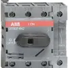Interrupteur de charge ABB 80A/400V 4L, AC22A, 4.pole à droite gris clair 