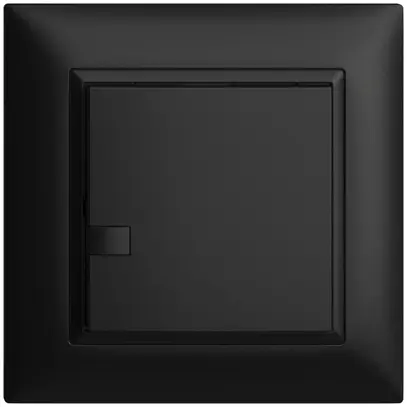 Poussoir ENC KNX 1× EDIZIOdue noir RGB sans LED 