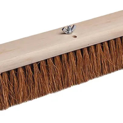 Balai Plica, bois, 40cm, fibre de coco, corps: hêtre 