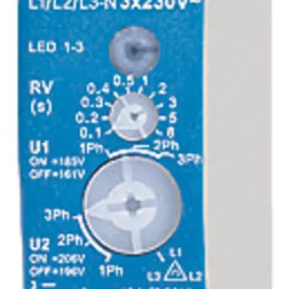 Relè sorveglianza rete AMD Eltako 3×230VAC 1C, NR12-001 
