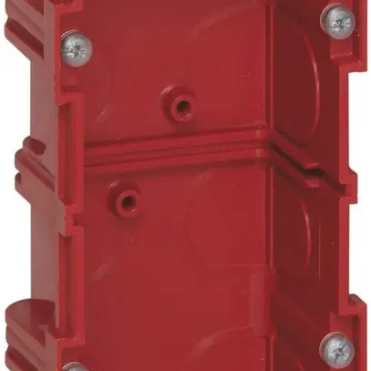 Scatola INC BATIBOX 4/5 mod. per muratura T=40mm rosso 