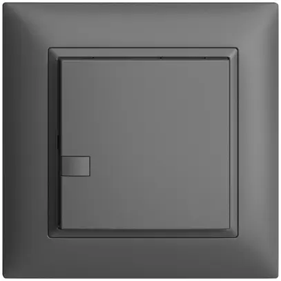 Poussoir ENC KNX 1× EDIZIOdue gris foncé RGB sans LED 