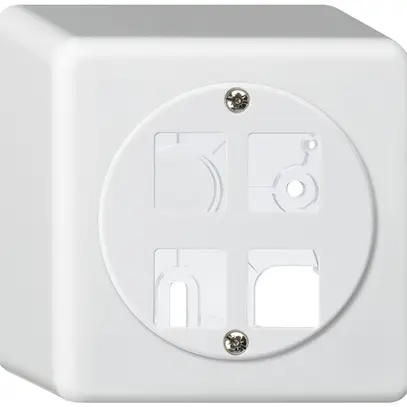 Kit de montage AP HMS basico pour 4 modules blanc 