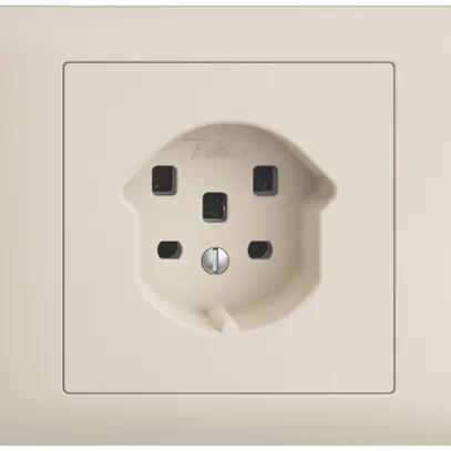 Prise INC EDIZIOdue T25 16A crema, avec bornes enf. 