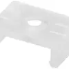 Clip di fissaggio LDV PF04/MB, per profilo a U PF04, trasparente 