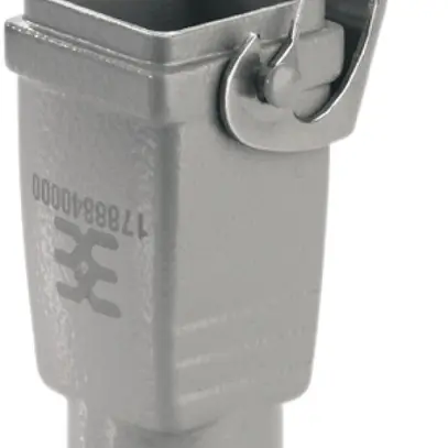 Einschraubgehäuse Weidmüller HDC 04A Querbügel Unterteil Gr.1 1×M20 oben 