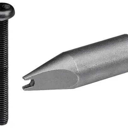 Vite anti-vandalismo Hager robusto IP55 26mm nero 100 pezzi con utensile 